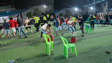 Trujillo: reencuentro de exalumnos de colegio se convierte en batalla campal y deja varios heridos