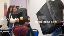 Peruana lleva su PC gamer a clases y sus compañeros quedan sorprendidos: "Superó a mi laptop"