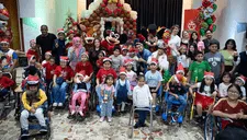 Niños Teletón celebraron la Navidad con Cielo Torres y Paco Bazán