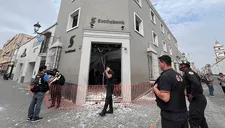 Detonan explosivo en banco Scotiabank de Trujillo: ladrones se llevan alrededor de S/3 000