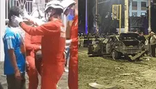 Terror en Trujillo: Explosión de coche bomba frente a Fiscalía deja un herido y genera pánico