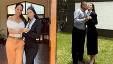 Melissa Klug se reencuentra con Raúl Marquina, su expareja, en colegiatura de su hija mayor