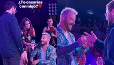 Adolfo Aguilar le propone matrimonio a su novio en romántica sorpresa: “Te amo y nunca dejaré de hacerlo”