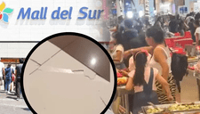 Municipalidad de SJM revela si hay peligro por grietas en piso del patio de comidas de Mall del Sur: "La mayólica se levantó"