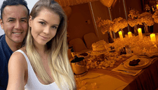 Brunella Horna celebra su cumpleaños 28 y Richard Acuña realiza romántica sorpresa: “Feliz día a mí”
