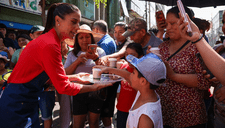 María Pía Copello prepara 100 desayunos nutritivos en Gamarra