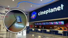 Reportan caída de parte del techo de Cineplanet del Mall del Sur y pone en alerta a los usuarios