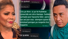 TODOS los CANDENTES CHATS que confirman cercanía entre Marisol y Christian Cueva: "Te llamé, mi amor"