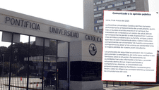 PUCP se pronuncia tras fallecimiento de su estudiante y da datos reveladores del caso