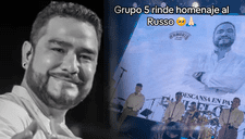 Grupo 5 DETIENE CONCIERTO para hacer SENTIDO HOMENAJE a Paul Flores y Christian Yaipén le canta: "Tan triste"