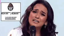 Daniela Darcourt se defiende de críticas sobre 'Marcha por la paz', pero 'echa' a sus compañeros: "No solo yo, todos decidimos"