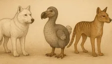 ¿Por qué se extinguió el lobo terrible, el dodo y el tigre de Tasmania?