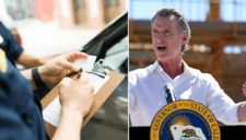 NUEVA LEY en California: Gavin Newsom aprueba DURAS multas a conductores por esta infracción