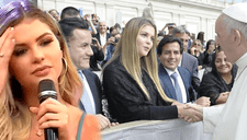 Brunella Horna revela INÉDITA foto con el papa Francisco y le dedica SENSIBLE mensaje: “Mucha pena”