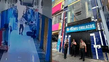 Terror en la galería Polvos Chalacos: sicario asesina a técnico de celulares frente a sus clientes