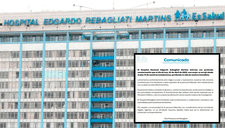 Hospital Rebagliati se pronuncia y lanza comunicado tras muerte de mujer que se lanzó del piso 14