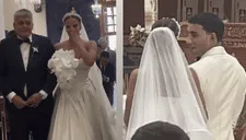 Ale Baigorria SE EMOCIONA al ser entregada por su padre a Said Palao