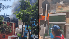 Gigantesco incendio en SJL amenaza con devorar viviendas cerca al Metro La Hacienda