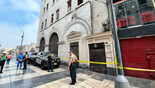 Jirón de la Unión: Delincuente muere al caer por tragaluz tras intentar robar casa de cambio en el Centro de Lima