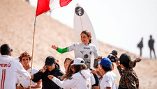 Valentina Escudero se corona campeona sudamericana de surf en Chicama