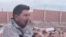 Padre llora al perder su casa y sus hijas la derrumban sin piedad tras retrasos en la herencia: "Así me pagan"