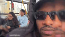 Jefferson Farfán causa FUROR al grabarse EN VIVO viajando en micro, pero NO PAGA su pasaje