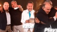 'Loco' Vargas y Rafael López Aliaga SE ABRAZAN tras conocer los resultados de 'PRUEBA DE ADN': “¡Con mi padre!"