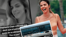 Stephanie Cayo recorre el nuevo aeropuerto Jorge Chávez y critica QUEJAS de los peruanos: "Están mal del hígado"