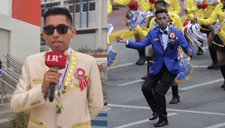 Profesor con cáncer arrasa en desfile escolar y deja poderosa lección de vida: "Si me iba, me iba haciendo música"
