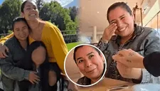 Karen Schwarz y Ezio Oliva CONMUEVEN al cumplirle el SUEÑO a su trabajadora del hogar: "Prepárate"