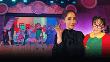 Actriz que encarna a la Chilindrina celebra éxito del Gran Circo Estelar
