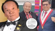 Melcochita se pronuncia tras proyecto de Waldemar Cerrón que propone declararlo como Patrimonio Cultural de la Nación: "Nadie es eterno"