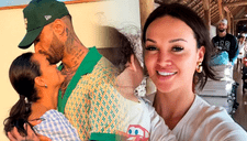 Angie Arizaga y Jota Benz deciden IRSE del PAÍS con su bebé por ESPECIAL motivo: "Ese día llegó..."