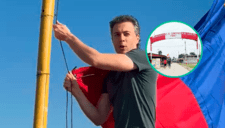 Daniel Quintero es denunciado penalmente por izar bandera colombiana en territorio del Perú