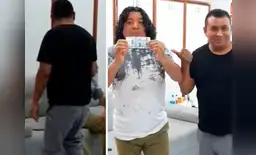 Gesto de Carlos Vílchez con trabajador de Latina fue aplaudido por todos Gesto de Carlos Vílchez con trabajador de Latina fue aplaudido por todos