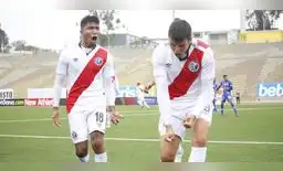 Festejo de Matías Succar por el gol anotado al Binacional. Festejo de Matías Succar por el gol anotado al Binacional.