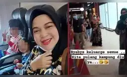 El avión en el que viajaba la mujer, presuntamente con sus dos hijos menores y sus padres, se estrelló este sábado minutos después de despegar rumbo a Pontianak, en la provincia de Borneo Occidental.