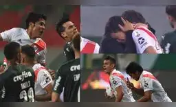 River Plate venció 2-0 a Palmerias; sin embargo, quedó eliminado de la Copa Libertadores a falta de un gol para igualar la llave | Foto: River Plate/composición