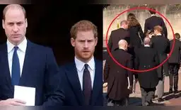 Príncipe Guillermo y Enrique: Así fue el reencuentro de los hermanos en el funeral del príncipe Felipe.