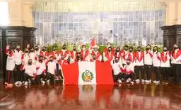 Despedida en Palacio de Gobierno de la delegación peruana a los Paralímpicos de Tokio 2020. Despedida en Palacio de Gobierno de la delegación peruana a los Paralímpicos de Tokio 2020.