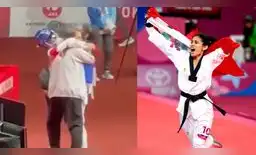 La atleta nacional tuvo una emotiva celebración luego de conseguir la medalla de oro en los Juegos Paralímpicos de Tokio 2020. La atleta nacional tuvo una emotiva celebración luego de conseguir la medalla de oro en los Juegos Paralímpicos de Tokio 2020.