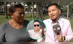 Doña Peta no midió sus palabras con reportero de EBT.