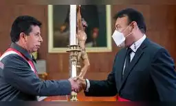 Pedro Castillo mantuvo una reunión de menos de una hora con el ministro de Justicia Félix Chero, la noche de este último lunes.