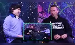 Bruno Pinasco fue elogiado por el vocalista de Coldplay. Bruno Pinasco fue elogiado por el vocalista de Coldplay.