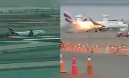 Aeropuerto Jorge Chávez cierra sus puertas tras el accidente entre un avión de Latam y un vehículo de emergencia.