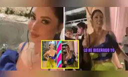 Pamela Franco es desmentida tras decir que diseñó su traje: Ya lo había usado Carmen Villalobos Pamela Franco es desmentida tras decir que diseñó su traje: Ya lo había usado Carmen Villalobos