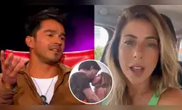 André Castañeda rompe su silencio sobre beso de Fiorella Cayo.