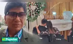 Alejandro Zárate llegó al velorio de exintegrante de Alejandro Zárate llegó al velorio de exintegrante de