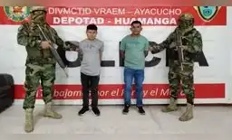 Los presuntos terroristas Carlos Solier Zúñiga, camarada "Carlos" y otro civil identificado como camarada “Dilan Joel” fueron detenidos