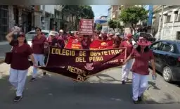 Las trabajadoras del sector salud pidieron que se cumpla con su pliego de reclamos.